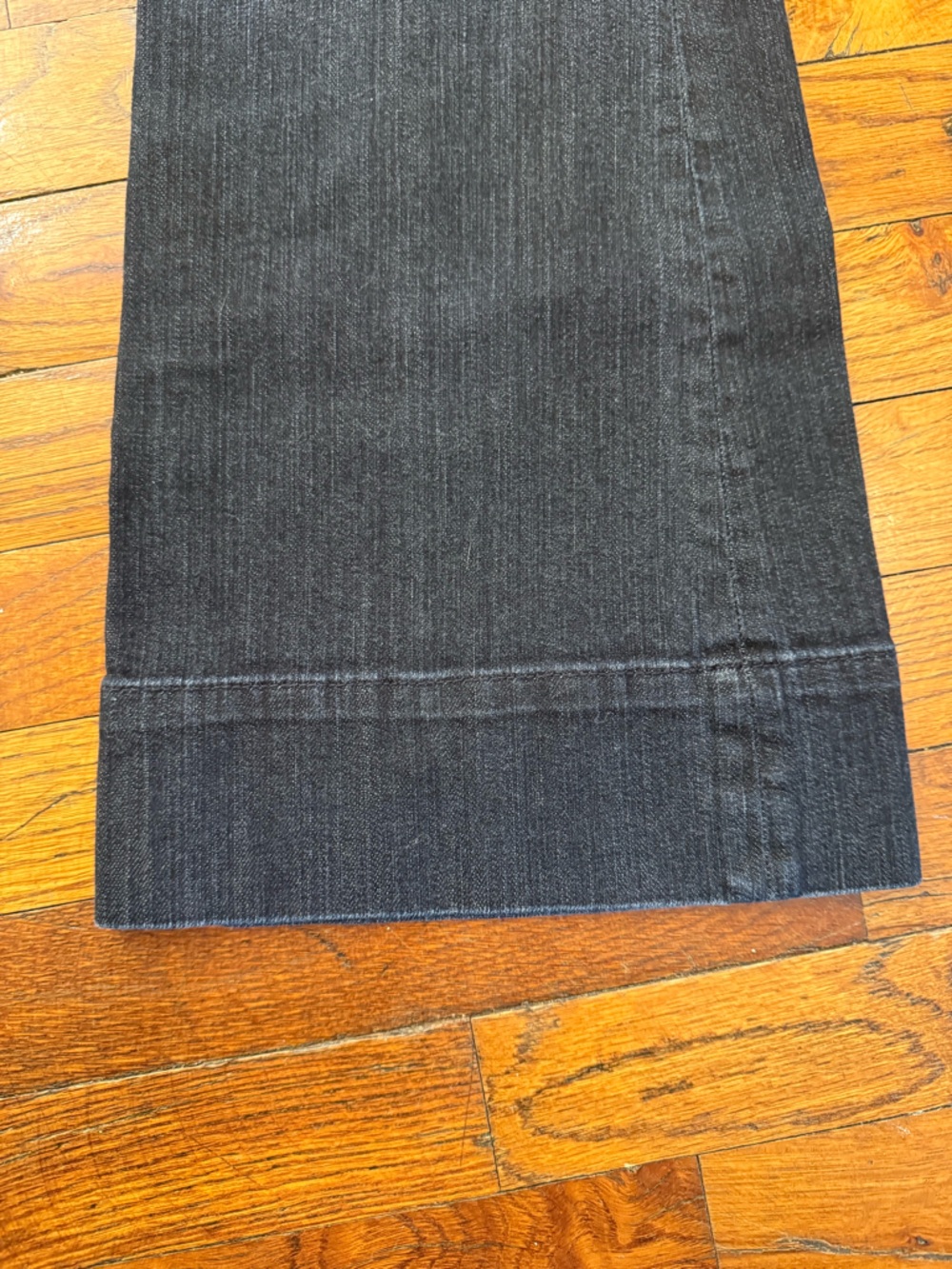 See Thru Soul Women's Dark Wash Flare Jeans - Picture 6 of 12